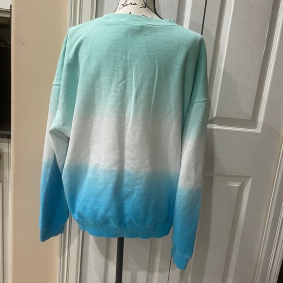 Kawaii walt Disney World Tie Dye teal colors Sweatshirt Size XL 100% Cotton - Picture 9 of 12